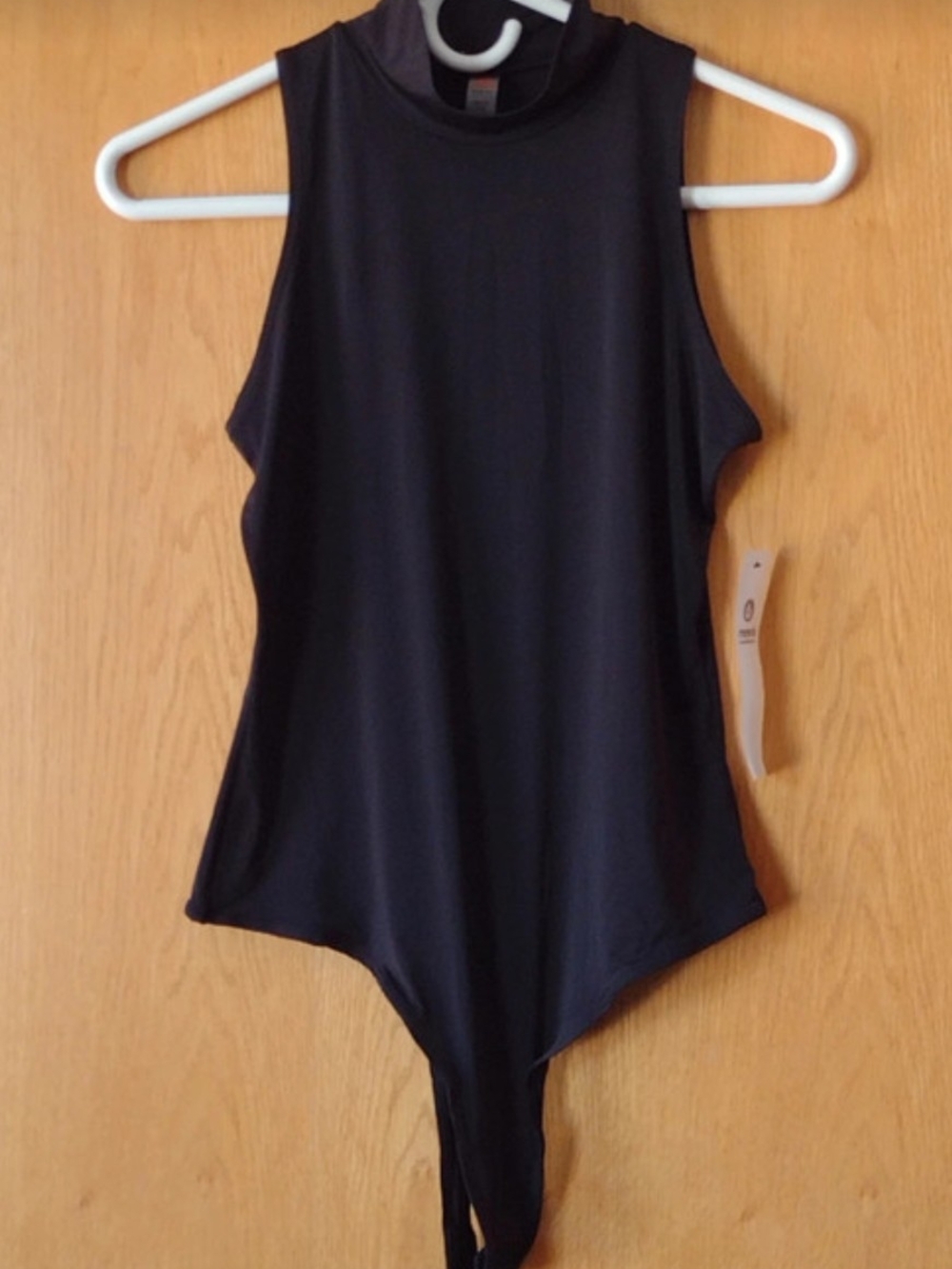 Mono B Black Bodysuit And Workout Sweatshirt In Size Medium -bundle